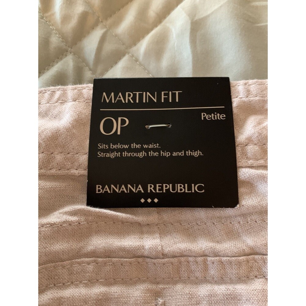 New! Banana Republic capri pants size 0P- Tan - Picture 6 of 8